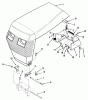 Toro 31-10K803 (310-8) - 310-8 Garden Tractor, 1992 (2000001-2999999) Ersatzteile SHEET METAL AND COVERS #1