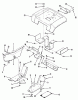 Toro 31-10K803 (310-8) - 310-8 Garden Tractor, 1992 (2000001-2999999) Ersatzteile SHEET METAL AND COVERS #3