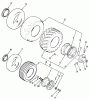 Toro 31-10K803 (310-8) - 310-8 Garden Tractor, 1992 (2000001-2999999) Ersatzteile WHEELS AND TIRES