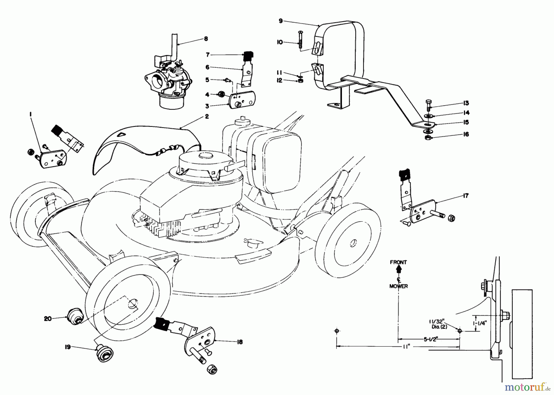 Toro Neu Accessories, Mower 39-1360 - Toro 2-Cycle Retrofit Kit, 21