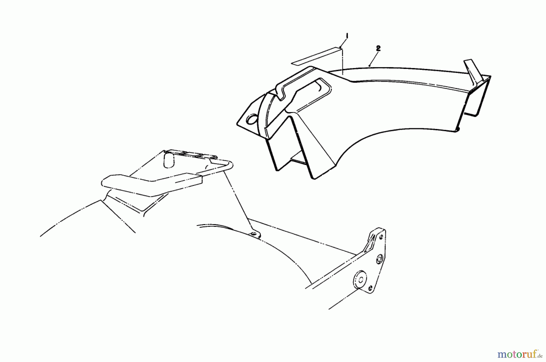 Toro Neu Accessories, Mower 59110 - Toro Side Discharge Chute CHUTE ASSEMBLY
