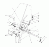 Toro 59122 - Twin Bagger Grass Catcher, 1987 (7000001-7999999) Ersatzteile BRAKE & CLUTCH ASSEMBLY