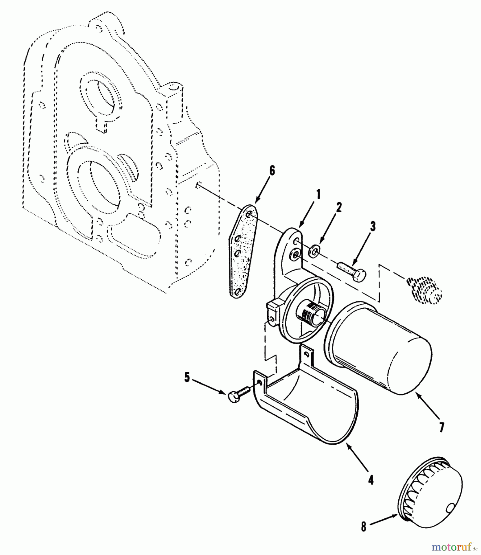 Toro Neu Mowers, Lawn & Garden Tractor Seite 2 C1-20OE01 (520-HC) - Toro 520-HC Garden Tractor, 1988 OIL FILTER