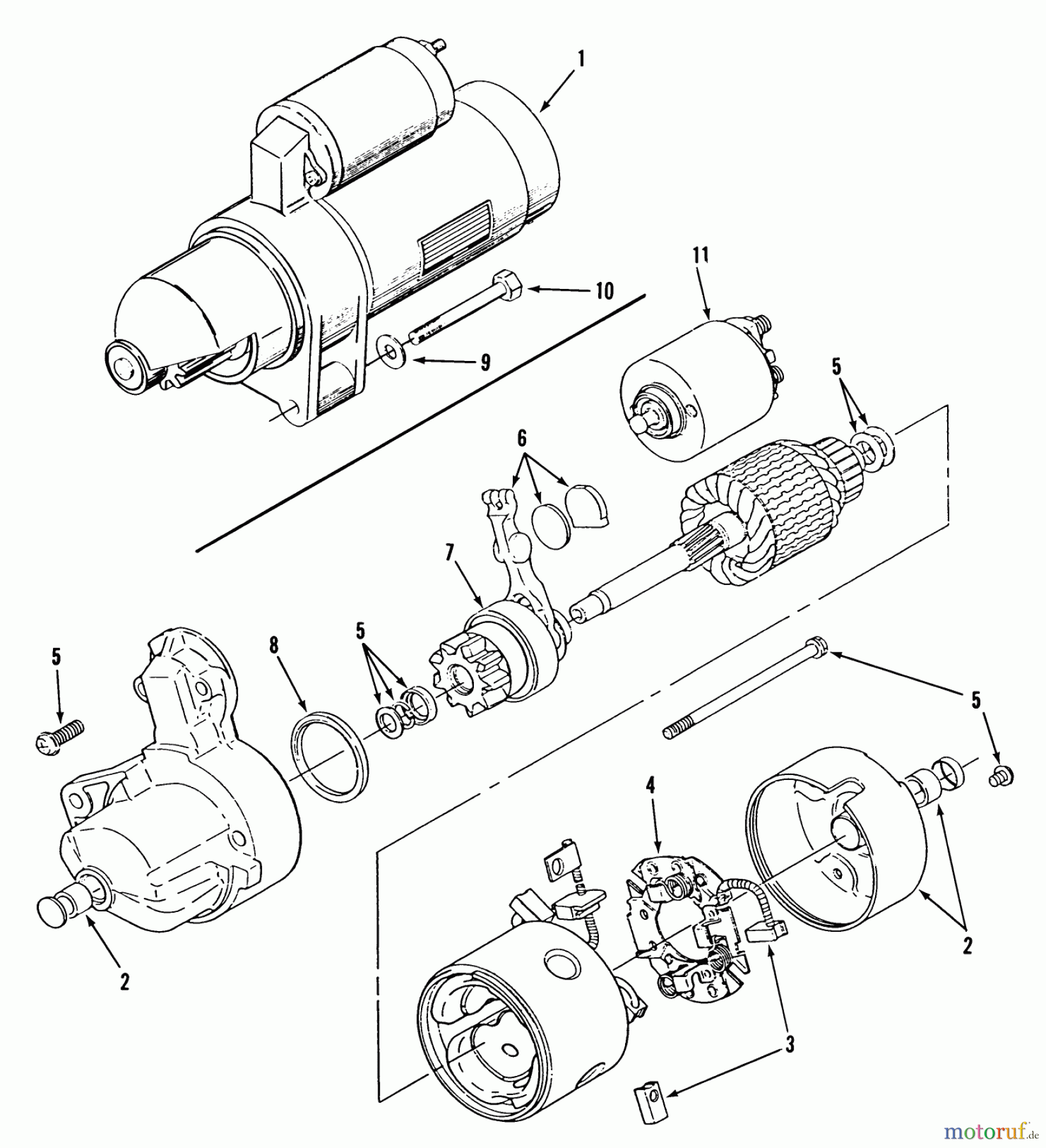  Toro Neu Mowers, Lawn & Garden Tractor Seite 2 C1-20OE02 (520-HC) - Toro 520-HC Garden Tractor, 1989 STARTER