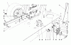 Toro 59122 - Twin Bagger Grass Catcher, 1987 (7000001-7999999) Ersatzteile REAR AXLE ASSEMBLY