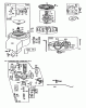 Toro 59111 - Easy Empty Grass Catcher, 1988 (8000001-8999999) Ersatzteile ENGINE BRIGGS & STRATTON MODEL NO. 191702-2531-01 8 H.P. REAR ENGINE RIDER RECOIL MODEL 56138 #1