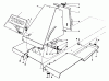 Toro 59111 - Easy Empty Grass Catcher, 1988 (8000001-8999999) Ersatzteile FRONT TOWER ASSEMBLY