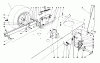 Toro 59111 - Easy Empty Grass Catcher, 1988 (8000001-8999999) Ersatzteile REAR AXLE ASSEMBLY