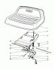 Toro 59111 - Easy Empty Grass Catcher, 1988 (8000001-8999999) Ersatzteile SEAT ASSEMBLY