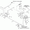 Toro 32-11B402 (211-4) - 211-4 Tractor, 1988 Ersatzteile BRAKE AND CLUTCH LINKAGE