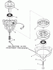 Toro 32-11B402 (211-4) - 211-4 Tractor, 1988 Ersatzteile ENGINE PULLEY & PTO CLUTCH