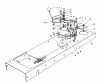 Toro 59111 - Easy Empty Grass Catcher, 1988 (8000001-8999999) Ersatzteile TRANSMISSION LINKAGE ASSEMBLY