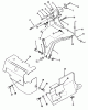 Toro 32-10BE01 (210-H) - 210-H Tractor, 1990 Ersatzteile COVERS & GOVERNOR LINKAGE