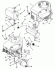 Toro 32-10BE01 (210-H) - 210-H Tractor, 1990 Ersatzteile ENGINE, FUEL & EXHAUST SYSTEMS