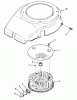 Toro 32-10BE01 (210-H) - 210-H Tractor, 1990 Ersatzteile FLYWHEEL AND COVER