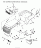 Toro 32-10BE01 (210-H) - 210-H Tractor, 1990 Ersatzteile FRAME, SHEET METAL AND COVERS