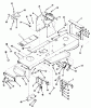 Toro 32-10BE01 (210-H) - 210-H Tractor, 1990 Ersatzteile FRAME, SHEET METAL & COVERS