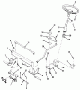 Toro 32-12OE02 (212-H) - 212-H Tractor, 1991 (1000001-1999999) Ersatzteile FRONT AXLE & STEERING ASSEMBLY