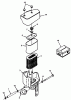 Toro 32-10B503 (210-5) - 210-5 Tractor, 1992 (2000001-2999999) Ersatzteile 12.5HP ENGINE AIR CLEANER ASSEMBLY