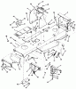 Toro 32-10B503 (210-5) - 210-5 Tractor, 1992 (2000001-2999999) Ersatzteile FRAME ASSEMBLY