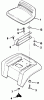 Toro 32-10B503 (210-5) - 210-5 Tractor, 1992 (2000001-2999999) Ersatzteile SEAT ASSEMBLY (210-5 & 210-H)