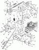 Toro 32-10B503 (210-5) - 210-5 Tractor, 1992 (2000001-2999999) Ersatzteile TRANSMISSION LINKAGE ASSEMBLY (210-H & 212-H)