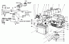 Toro 59111 - Easy Empty Grass Catcher, 1989 (9000001-9999999) Ersatzteile ENGINE ASSEMBLY