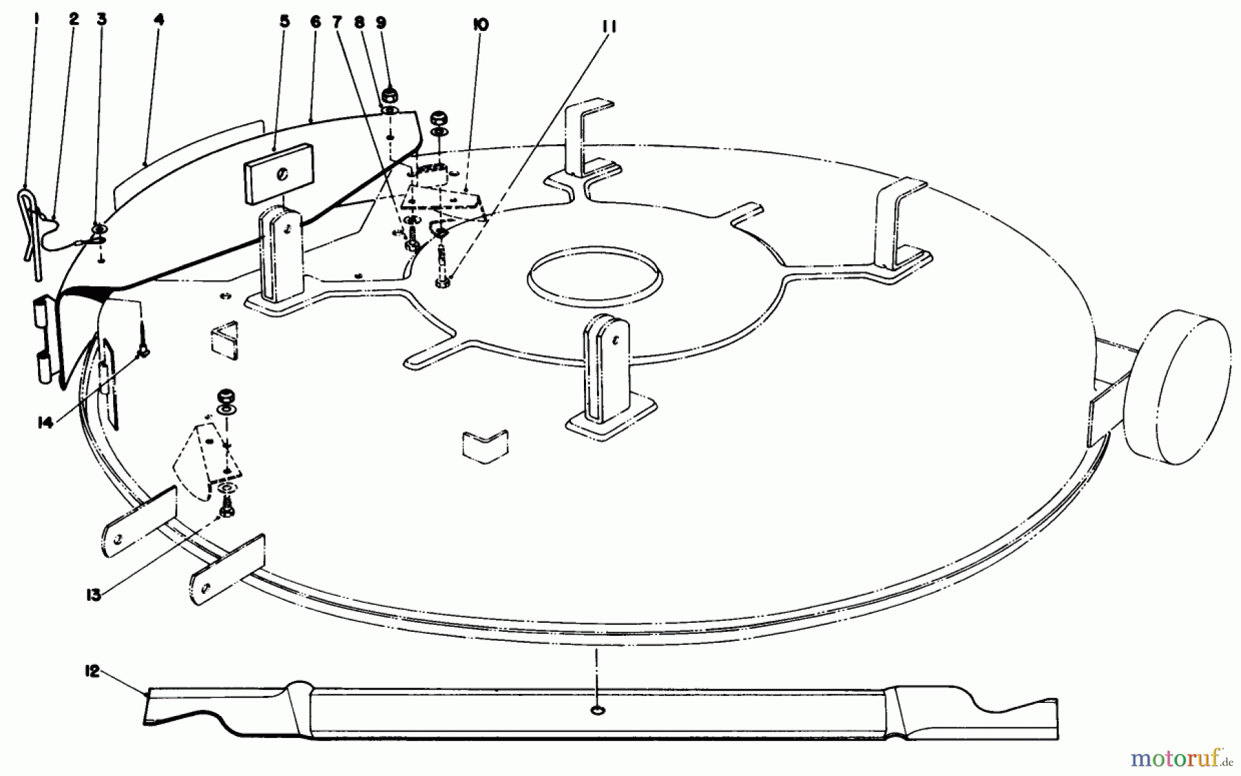 Toro Neu Mowers, Rear-Engine Rider 56145 (8-32) - Toro 8-32 Rear Engine Rider, 1989 (9000001-9999999) MULCHER KIT MODEL 59155 (OPTIONAL)