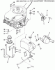 Toro 32-11B501 (211-5) - 211-5 Tractor, 1987 Ersatzteile ENGINE, FUEL & EXHAUST SYSTEMS