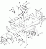 Toro 32-11B501 (211-5) - 211-5 Tractor, 1987 Ersatzteile FRAME, SHEET METAL AND COVERS #1