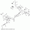 Toro 32-11B501 (211-5) - 211-5 Tractor, 1987 Ersatzteile PTO CLUTCH LINKAGE