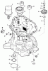 Toro 32-120EA1 (212-H)- 212-H Tractor, 1991 (1000001-1999999) Ersatzteile 12HP ENGINE OIL BASE AND PUMP ASSEMBLY