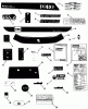 Toro 32-120EA1 (212-H)- 212-H Tractor, 1991 (1000001-1999999) Ersatzteile DECALS AND MISCELLANEOUS