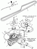 Toro 32-120EA1 (212-H)- 212-H Tractor, 1991 (1000001-1999999) Ersatzteile HYDROSTATIC TRANSAXLE