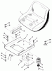 Toro 32-120EA1 (212-H)- 212-H Tractor, 1991 (1000001-1999999) Ersatzteile SEAT AND SUSPENSION