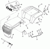 Toro 32-12BEA2 (212-H) - 212-H Tractor, 1991 (1000001-1999999) Ersatzteile BODY ASSEMBLY