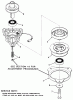Toro 32-12BEA2 (212-H) - 212-H Tractor, 1991 (1000001-1999999) Ersatzteile ENGINE PULLEY & PTO CLUTCH ASSEMBLY