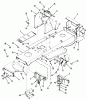 Toro 32-12BEA2 (212-H) - 212-H Tractor, 1991 (1000001-1999999) Ersatzteile FRAME ASSEMBLY