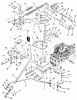 Toro 32-12BEA2 (212-H) - 212-H Tractor, 1991 (1000001-1999999) Ersatzteile TRANSMISSION LINKAGE ASSEMBLY (212-H)