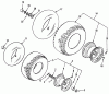 Toro 32-12BEA2 (212-H) - 212-H Tractor, 1991 (1000001-1999999) Ersatzteile WHEEL & TIRE ASSEMBLY