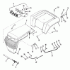 Toro 32-12BEA3 (212-H) - 212-H Tractor, 1991 (1000001-1999999) Ersatzteile BODY ASSEMBLY