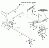 Toro 32-12BEA3 (212-H) - 212-H Tractor, 1991 (1000001-1999999) Ersatzteile BRAKE & IDLER ASSEMBLY (212-5)