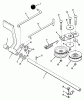Toro 32-12BEA3 (212-H) - 212-H Tractor, 1991 (1000001-1999999) Ersatzteile BRAKE & IDLER ASSEMBLY (212-H)