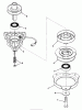 Toro 32-12BEA3 (212-H) - 212-H Tractor, 1991 (1000001-1999999) Ersatzteile ENGINE PULLEY & PTO CLUTCH ASSEMBLY