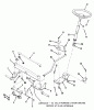 Toro 32-12BEA3 (212-H) - 212-H Tractor, 1991 (1000001-1999999) Ersatzteile FRONT AXLE & STEERING ASSEMBLY