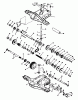 Toro 32-12BEA3 (212-H) - 212-H Tractor, 1991 (1000001-1999999) Ersatzteile PEERLESS TRANSMISSION MODEL NO. 930-020 (212-5)
