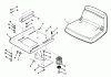 Toro 32-12BEA3 (212-H) - 212-H Tractor, 1991 (1000001-1999999) Ersatzteile SEAT ASSEMBLY