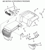 Toro 32-16BE01 (216-H) - 216-H Tractor, 1990 Ersatzteile FRAME, SHEET METAL AND COVERS