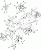 Toro 32-16BE01 (216-H) - 216-H Tractor, 1990 Ersatzteile FRAME, SHEET METAL & COVERS