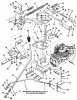 Toro 32-16BE01 (216-H) - 216-H Tractor, 1990 Ersatzteile HYDROSTATIC TRANSAXLE - CONTROL LINKAGE